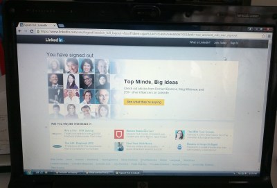linkedin laptop
